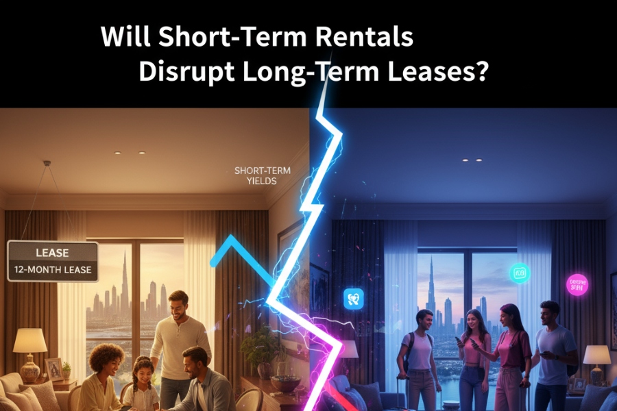 Explore if short-term rentals will disrupt long-term leases in Dubai, with insights from Real Estate agents in Dubai on Properties for sale in Dubai.